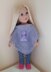 Parma Violet Poncho for Doll