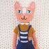 Cat amigurumi doll