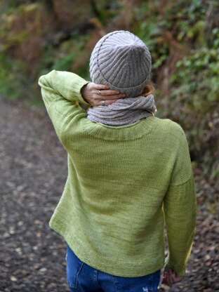 Morning Mist Hat and Scarf set