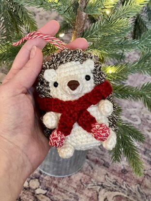 Hedgehog Christmas Ornament