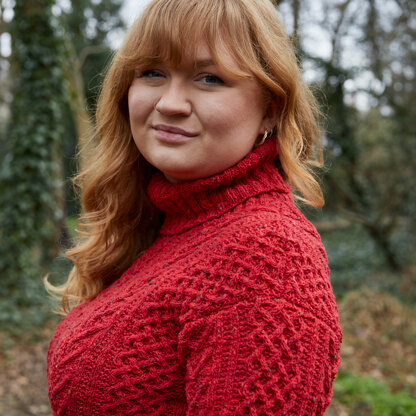 Debbie Bliss Cabled Sweater PDF