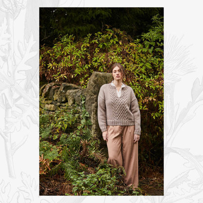 Rosalind Sweater -  Jumper Knitting Pattern For Women in Willow & Lark Strath by Willow & Lark