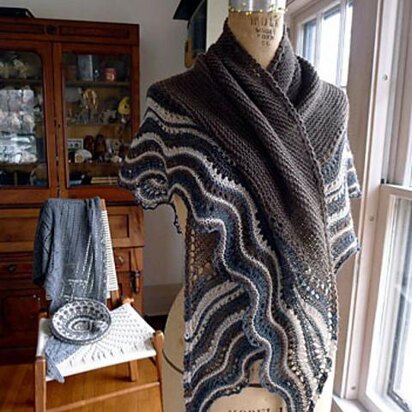 Sheltie Triangle - knitting pattern