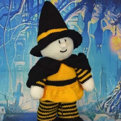 Witch Festive Friend - knitting pattern