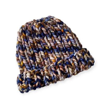 Super Chunky Ribbed Beanie Hat