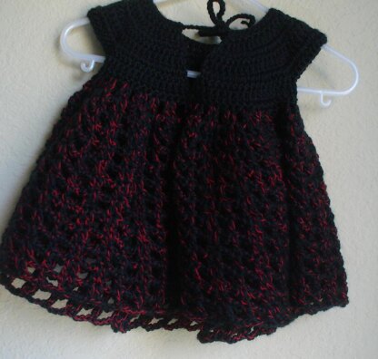 Red Rose Baby Dress