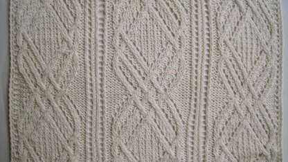 Dalkeith Cable Lace Shawl