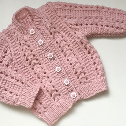 Petal Drops Baby Cardigan