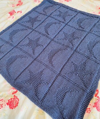 Moon and Star Blanket