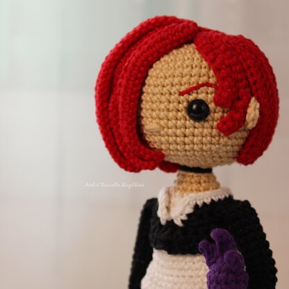 Cute Fighting Game Character Amigurumi Pattern – Digital Crochet PDF – Fanart Inspired