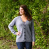 B9 Basic Set-in Sleeve Cardigan - Knitting Pattern for Women in Valley Yarns Northampton