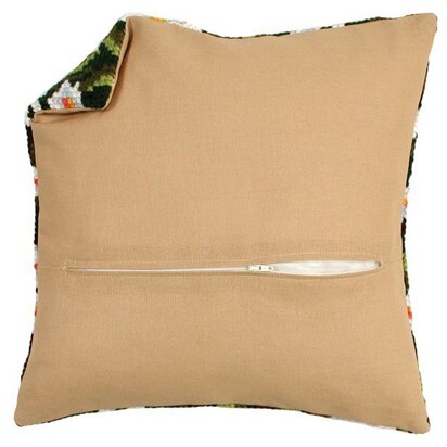 Vervaco Square Cushion Back with Zipper, Natural