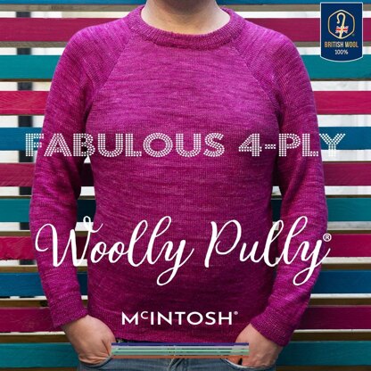 Classic Raglan 4Ply Woolly Pully