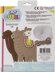 American Crafts Sew Cute! Felt Backpack Clip Kit - Llama