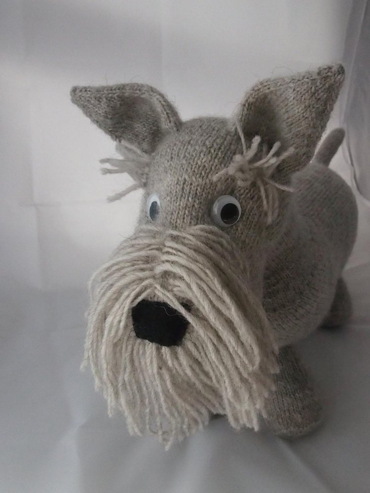 Scottie dog shop knitting pattern