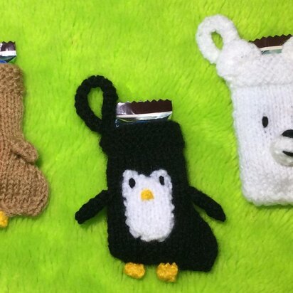 Penguin, Robin, Polar Bear Christmas Stockings