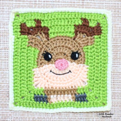 Reindeer Granny Square