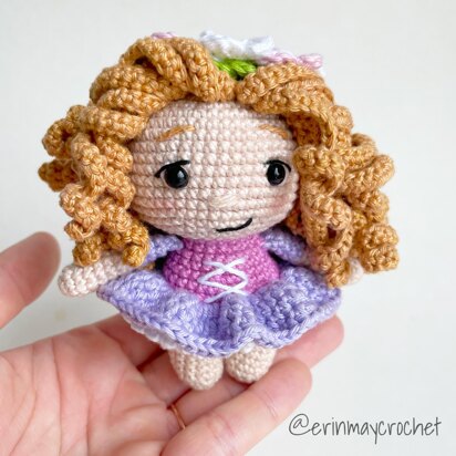 Princess Penelope Amigurumi Crochet Pattern by erinmaycrochet