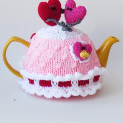 In Love Hearts Tea Cosy