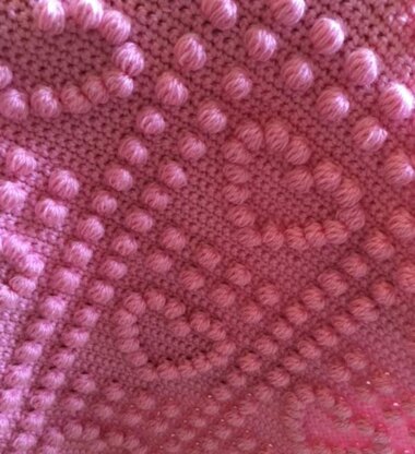 Love Hearts Baby Blanket