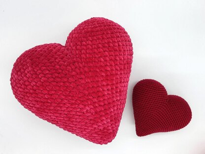 Large heart. Plush pillow