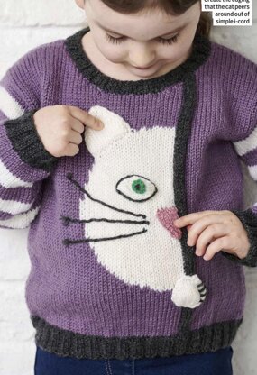 Peek a Boo Kitty Sweater