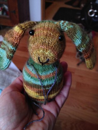 Mini-Sock Yarn Bunny