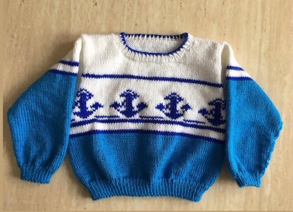 Anchor sweater