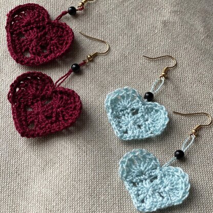 Valentines Heart Earrings