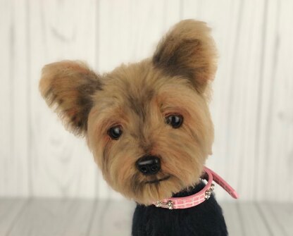 Yorkshire Terrier (yourkie) dog crochet