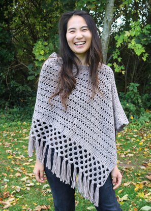 Matilda Poncho Crochet pattern by The Almond Snug | LoveCrafts