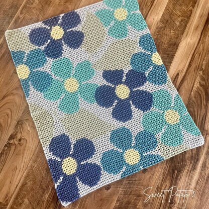 Forget Me Knot Baby Blanket