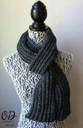 Just For Him - Classic Ribbed Scarf