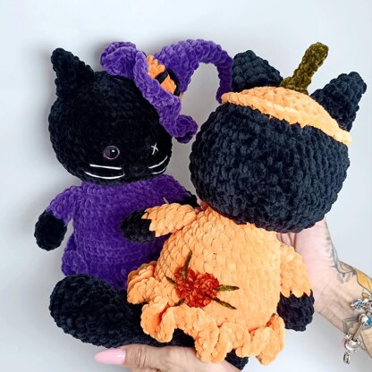 Amigurumi cat halloween