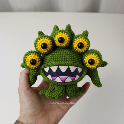 Toxic Bloom – Chibi Monster Amigurumi Pattern (PDF)
