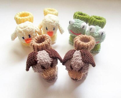 Animal Baby Booties b