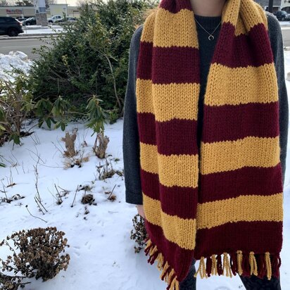 Harry Potter Scarf Knitting Pattern