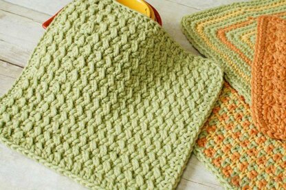 Set of 4 Crochet Dishcloths