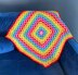 Rainbow square baby blanket by HueLaVive