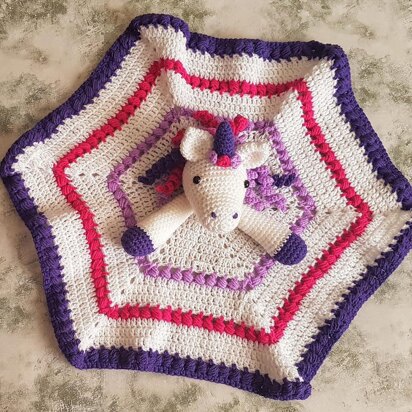 Maria The Unicorn Baby Lovey Security Blanket