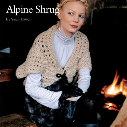 Alpine Shrug in Rowan Big Wool
