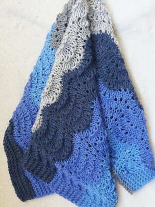 The waves Baby Blanket