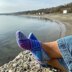 Slippers "Cozy squares" (tunisian crochet)