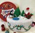 Christmas Cake Sweet Tub Cover