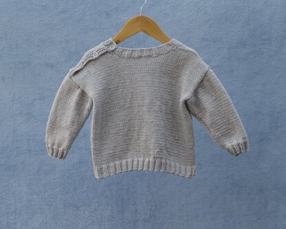 P161 Children's Teddy on a Sleigh Jumper