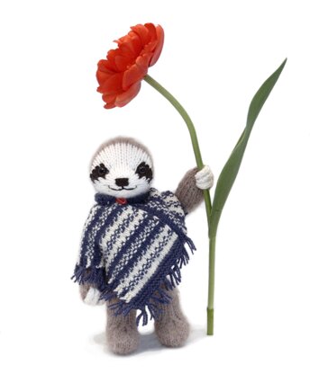 Sloth with a Poncho