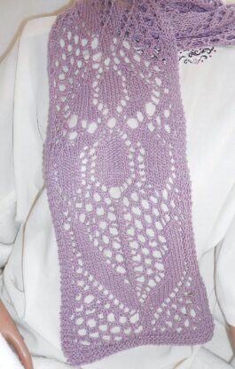 LoisLeighâ€™s Luxurious Lacy Iris Scarf