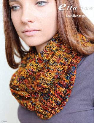 Infinity Scarf in Ella Rae Lace Merino DK - ER6-02 - Downloadable PDF