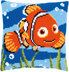 Vervaco Disney - Nemo Cross Stitch Cushion Kit - 40cm x 40cm