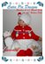 Christmas Snowman Newborn/ 0-3 Month Baby & Reborn Doll 5pc Set Cardigan Leggings Hat Bootees Toy Knitting Pattern